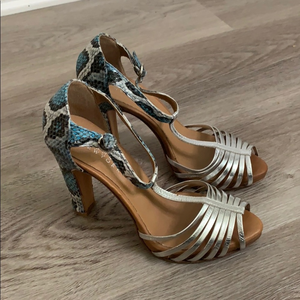 Barney’s snakeskin heels